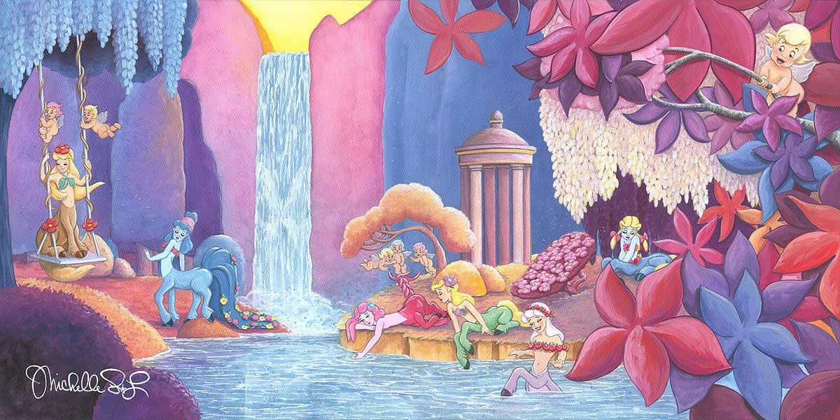 Garden of Beauty - Disney Treasure On Canvas